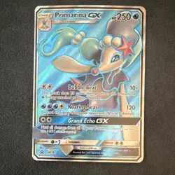 Pokemon Primarina GX SM Promo SM39 Full Art Holo Promo Card 250HP Water - Image 2