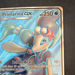 Pokemon Primarina GX SM Promo SM39 Full Art Holo Promo Card 250HP Water - Image 5