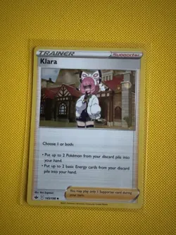 Pokemon - Klara Cosmos Holo - 145/198 - SWSH Chilling Reign - Promo Card - Image 1
