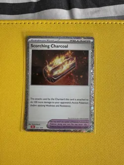 Scorching Charcoal 026/034 Trading Card Game Classic Holo - Image 1
