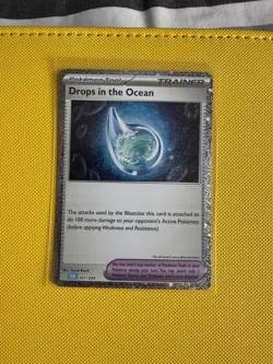 Drops in the Ocean 021/034 Trading Card Game Classic Holo - Image 1