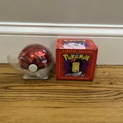 Jigglypuff - Pokemon Burger King 23k Gold Plated Card Pokeball 1999 - Sealed - Image 1