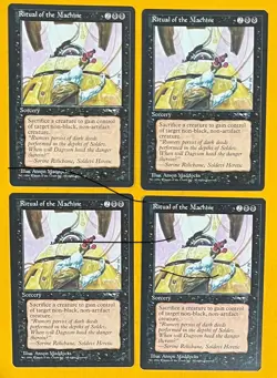 MTG RITUAL OF THE MACHINE (x4) Alliances (OldManMTG 009-964) - Image 1