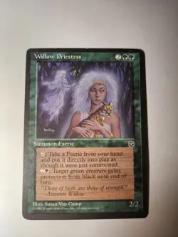 Willow Priestess (LP) Homelands MTG - Image 1