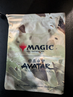 NEW Magic the Gathering Avatar Last Airbender Dice Bag Prerelease Promo. TOPH - Image 2