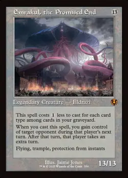 Emrakul, the Promised End - Foil - Retro Frame x1 - Innistrad Remastered - NM-Mi - Image 1