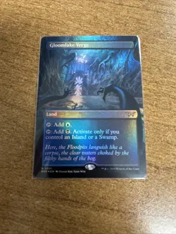 Gloomlake Verge (Borderless) Duskmourn: House of Horror Foil NM-M Unplayed MTG - Image 1