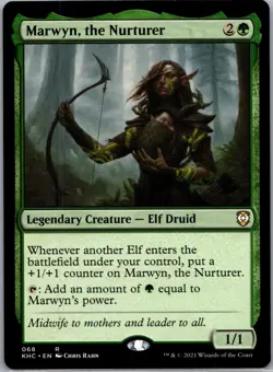 Marwyn, the Nurturer #68 (NM) Kaldheim KHC Magic MTG - Image 1