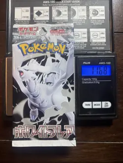 Heavy 11.68g Pokemon Sealed White Flare Japanese Booster Pack - Image 1