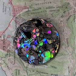 Pokemon Battle Academy COIN Charizard Pikachu Mewtwo Jumbo Foil Coin!! - Image 3