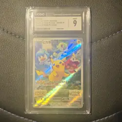 Pokemon Pikachu Holo Scarlet & Violet Promo Card 001/Sv-p CGC 9 - Image 1
