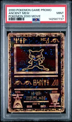 2000 POKEMON GAME MOVIE POKEMON 2000 MOVIE ANCIENT MEW PSA 9 - Image 1