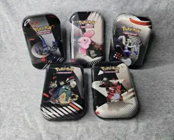Pokemon TCG Unova Mini Tin - Bundle of 5 SEALED New Mini Tins - Image 1
