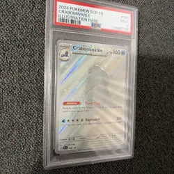 2024 POKEMON SCR EN-STELLAR CROWN ILLUSTRATION RARE #149 CRABOMINABLE PSA 9 - Image 2