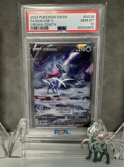 Pokemon Crown Zenith FA Suicune V gg38, Entei V gg36, Raikou V gg41 - PSA 10 - Image 3