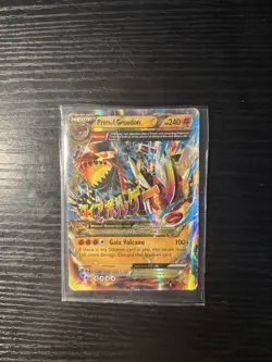 Primal Groudon EX (Omega) 86/160 Pokemon TCG XY-Primal Clash Ultra Rare HOLO - Image 1