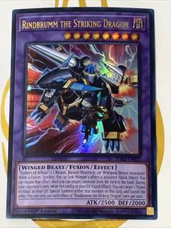 Yugioh! Rindbrumm the Striking Dragon - RA02-EN025 - Ultimate Rare - Image 1