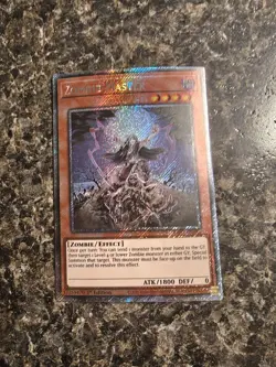 Yugioh Zombie Master - RA03-EN185 - Platinum Secret Rare - NM - Image 1