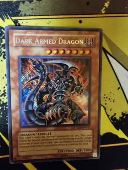 Dark Armed Dragon PTDN-EN019 Secret Rare Unlimited Edition Yugioh LP - Image 1