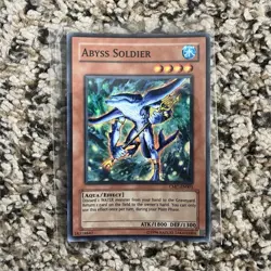 Yu-Gi-Oh! Abyss Soldier CMC-EN001 - Super Rare Near Mint - Image 1