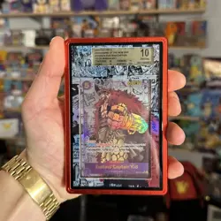 One Piece CCG Eustass"Captain"Kid Manga Alt Art OP05-074 BGS 10 Pristine - Image 1