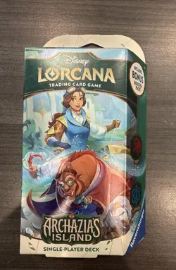 Disney Lorcana TCG Archazia's Island S07 - SINGLE-PLAYER DECK [Ruby & Sapphire] - Image 1