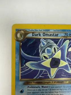 Pokemon Dark Omastar 70 HP Stage 2 Neo Destiny 19/105 Rare Regular English Card - Image 5