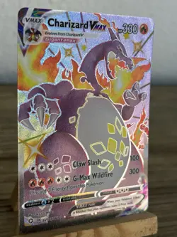 Charizard VMAX SV107/SV122 Shining Fates Ultra Rare Pokemon Card - Image 1