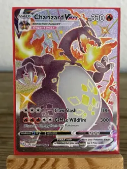 Charizard VMAX SV107/SV122 Shining Fates Ultra Rare Pokemon Card - Image 2