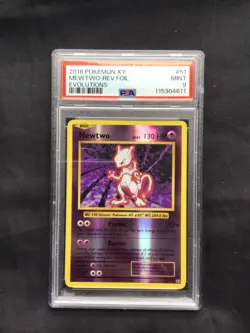 Pokemon Cards: Evolutions Reverse Holo: Mewtwo 51/108 - Image 1
