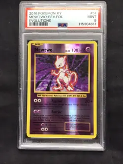 Pokemon Cards: Evolutions Reverse Holo: Mewtwo 51/108 - Image 2