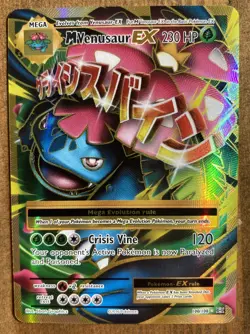 Pokemon TCG XY Evolutions M Venusaur EX Full Art Ultra Rare Card 100/108 - Image 1