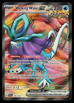 Walking Wake ex 189/162 Ultra Rare Temporal Forces Pokemon Card - Image 1