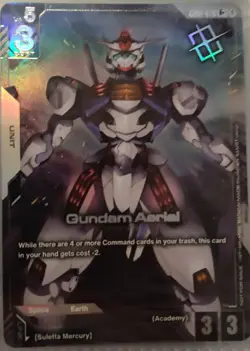 Gundam Aerial (Store Tournament Winner Pack 01) Near Mint Single Card! - Image 1