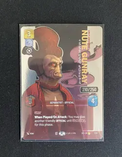 Star Wars Nute Gunray Unit-Ground Fantasy Flight CCG Card 210/250 - Image 1