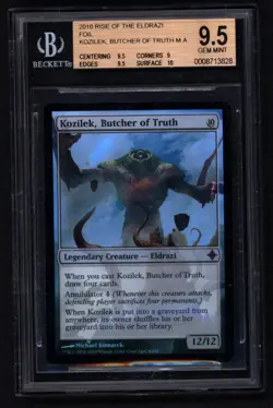 Kozilek, Butcher of Truth foil - Rise of Eldrazi - BGS MINT 9.5 HIGHEST GRADE - Image 1