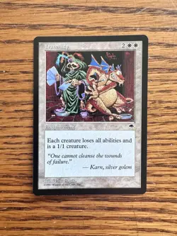 Humility Tempest MTG Magic The Gathering - NM Unplayed - Image 1