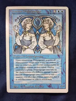 Magic The Gathering MTG VESUVAN DOPPELGANGER Revised HP Heavily Played - Image 1