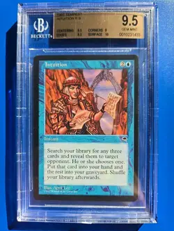 MTG Intuition Tempest BGS 9.5 Graded - Image 1