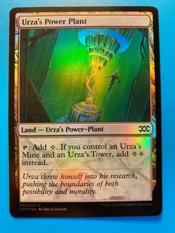 MTG 1x FOIL Urza's Power Plant 330 Double Masters Magic the Gathering x1 NM - Image 1