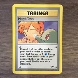 Pokemon Card - Misty's Tears Gym Challenge 118/132 Uncommon NEAR MINT - Image 1