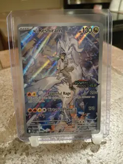 Pokemon TCG N's Reshiram Illustration Rare Stamped Promo Journey 167/159 NM - Image 1