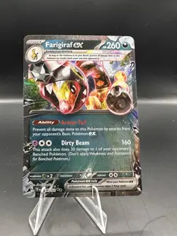 Holo Farigiraf ex - 108/162 Double Rare Temporal Forces Pokemon TCG - Image 3