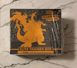 Pokemon TCG Champion’s Path Elite Trainer Box (Charizard) – FACTORY SEALED 820650805455 - Image 1
