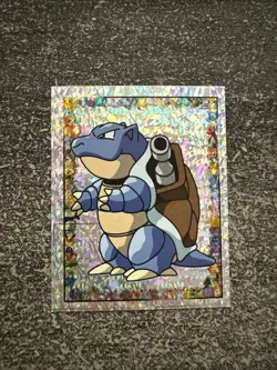 CARTE POKEMON TOPPS STICKER MERLIN FOIL - TORTANK / BLASTOISE - Image 1