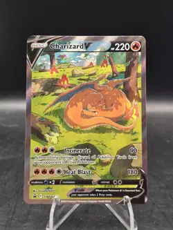 Pokemon TCG Charizard V #SWSH260 Sword & Shield Black Star Promos LP - Image 1