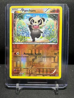 Pancham 86/162 Reverse Holo Pokemon 2015 XY Breakthrough - LP - Image 1