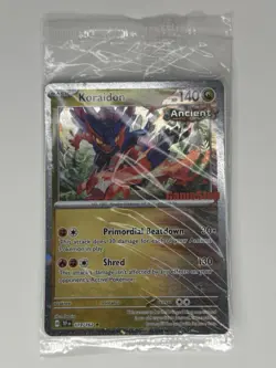 Pokemon Koraidon 119/162 GAMESTOP Stamp Promo Sealed - Image 1