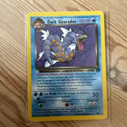 Dark Gyarados 25/82 Team Rocket Non Holo Rare Pokemon WOTC - Image 1