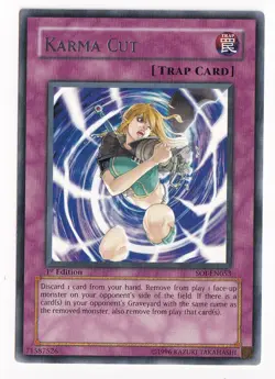 Yugioh Karma Cut SOI-EN053 Rare 1st Edition Near Mint - Image 1